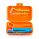 Orthodontic Braces Care Kit with Tongue Scraper, Orange